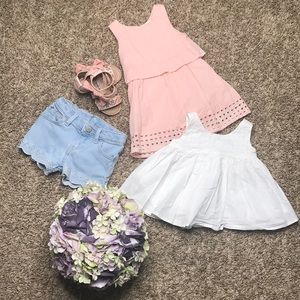 BabyGap Girls Spring Outfit with Dress and Sandals